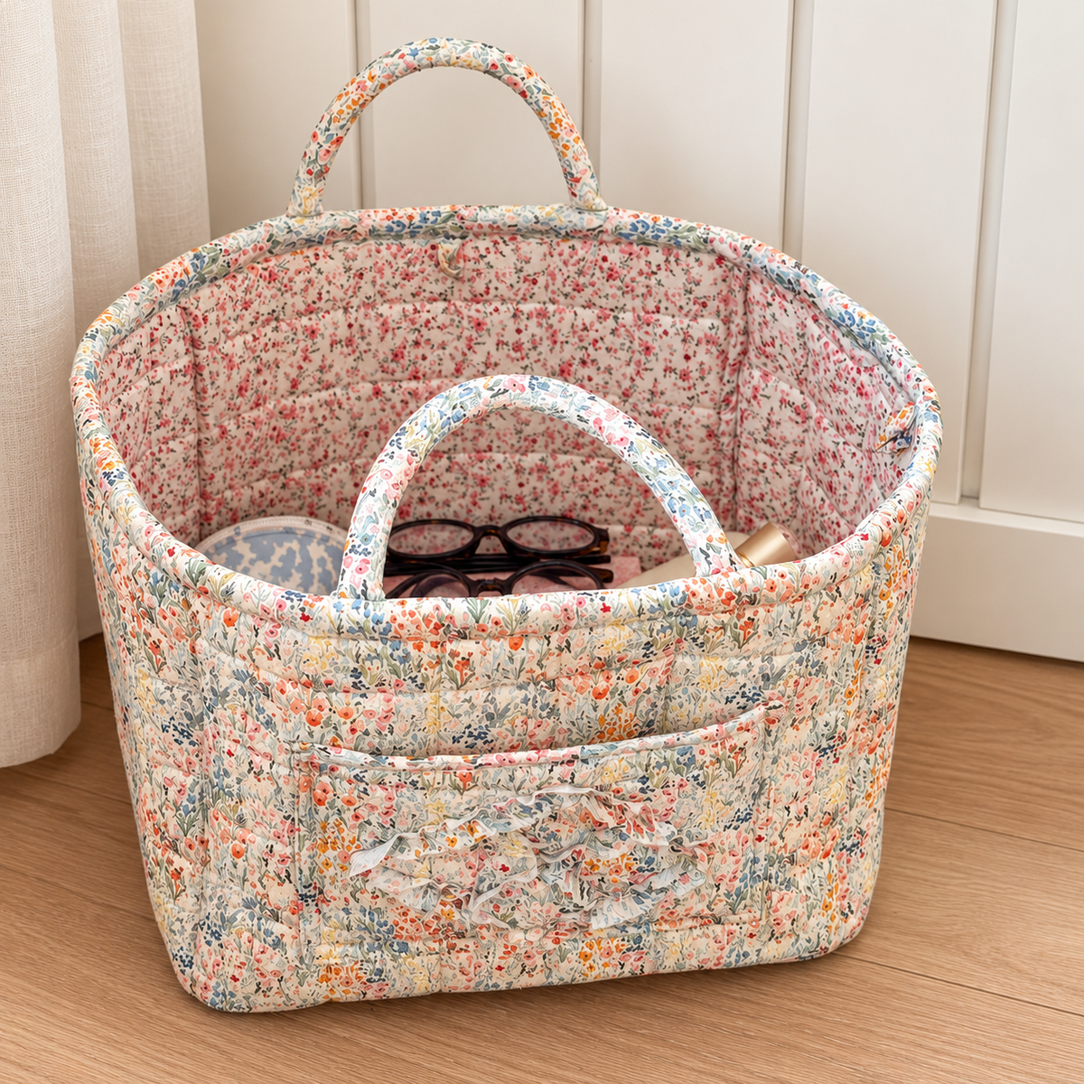 The Catchall Quilted Basket by HattieLane™