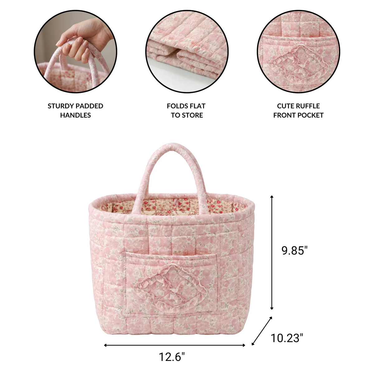 The Catchall Quilted Basket by HattieLane™